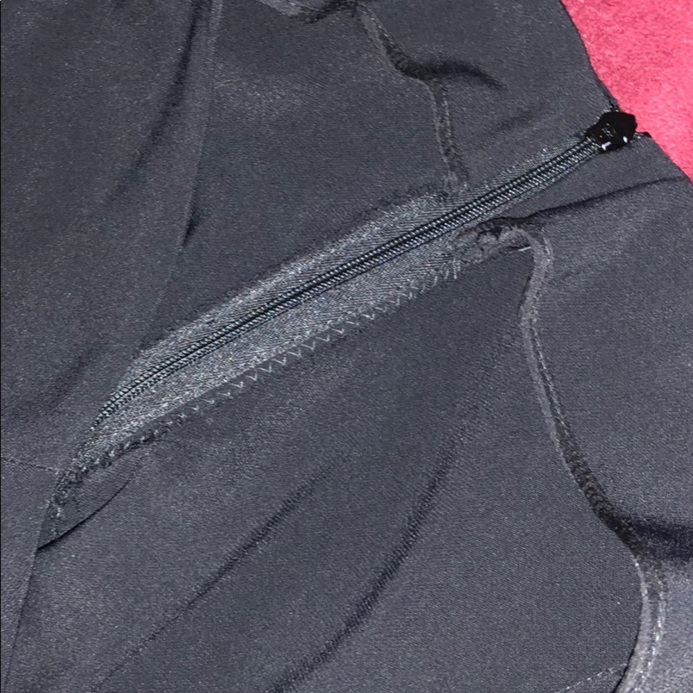 VALENTINO Pencil Skirt Side Ruffle Black - Picture 6 of 8